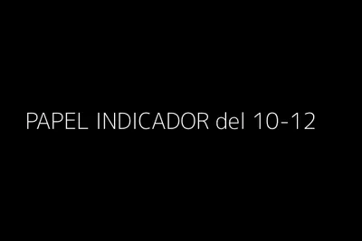 Imagen de PAPEL INDICADOR del 10-12